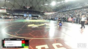 4A 145 lbs Cons. Round 2 - Joey Jones-Nesbitt, Puyallup vs Anthony Zanders, Decatur