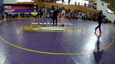 160 lbs Semifinal - Love Daley, Sacred Heart vs Zoe Kip, D`Youville