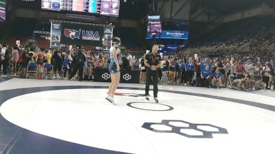 145 lbs Cons. Sub-rd Of 32 - Elena Carter, Virginia vs Aubrey Spangler, Oregon