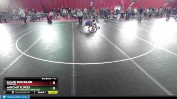 113 lbs Champ. Round 2 - Logan Boehnlein, Wisconsin vs Antonio Flores, Fond Du Lac High School Wrestling