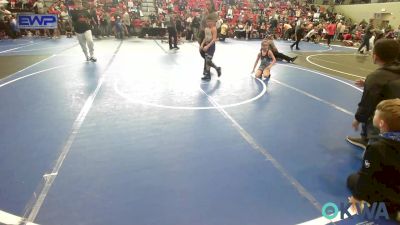 67 lbs Quarterfinal - Boston Bollinger, Tulsa Blue T Panthers vs Beckham Haubert, Buck Pride Wrestling