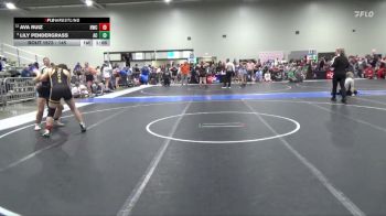 145 lbs Cons. Semi - Ava Ruiz, Hays Wrestling Club vs Lily Pendergrass, Ark City