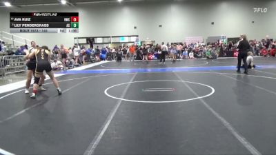 145 lbs Cons. Semi - Ava Ruiz, Hays Wrestling Club vs Lily Pendergrass, Ark City