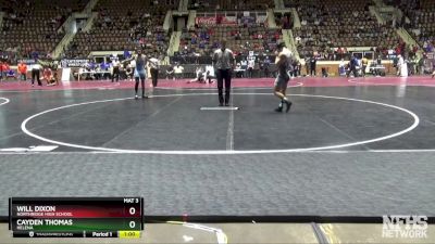 6A 157 lbs Cons. Round 3 - Cayden Thomas, Helena vs Will Dixon, Northridge High School