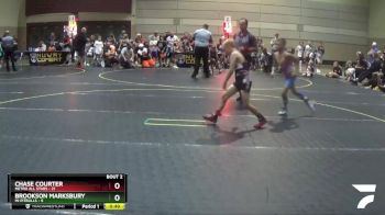 70 lbs Round 1 (6 Team) - Chase Courter, Metro All Stars vs Brookson Marksbury, Mi Pitbulls