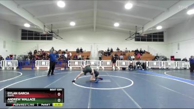 132 lbs Cons. Round 6 - Andrew Wallace, Cabrillo vs Dylan Garcia, South