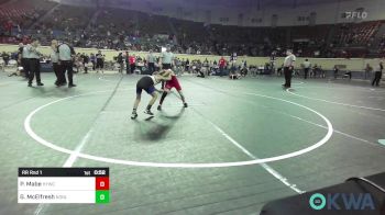55 lbs Rr Rnd 1 - Parker Mabe, Hilldale Youth Wrestling Club vs Gage McElfresh, Noble Takedown Club