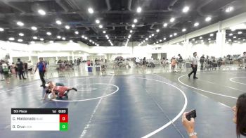 74 lbs 5th Place - Coy Maldonado, Black Cat Wrestling vs Derek Cruz, Legacy Wrestling Club