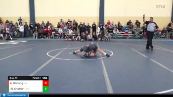 95 lbs Quarterfinal - Grant Knutson, Outlaw Wrestling Club vs August Hartung, Stillwater Area Wrestling