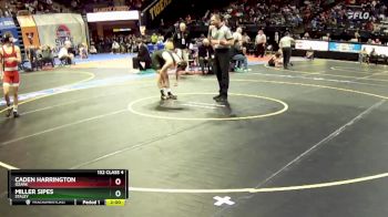 132 Class 4 lbs Semifinal - Caden Harrington, Ozark vs Miller Sipes, Staley