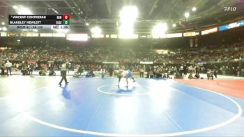 5A 132 lbs Champ. Round 1 - Vincent Contreras, Nampa vs Blakeley Hewlett, Blackfoot
