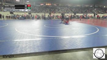 118 lbs Consi Of 32 #1 - Charli Caron, Bishop Kelley vs Jeremiah Rojo, Altus JH