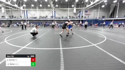 184 lbs Semifinal - Joshua Cordio, Air Force Academy vs Jacob Nolan, Binghamton University