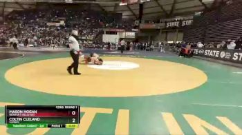 4A 138 Cons. Round 1 - Mason Hogan, Newport (Bellevue) vs Coltin Cleland, Sumner