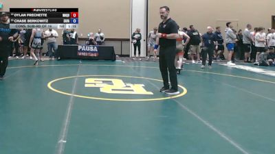 120 lbs Cons. Sub-rd Of 16 - Dylan Frechette, Mayo Quanchi vs Chase Berkowitz, Savage