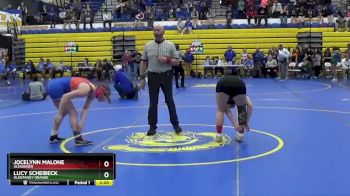 130 lbs Quarterfinal - Lucy Scheibeck, OLENTANGY ORANGE vs Jocelynn Malone, ALEXANDER