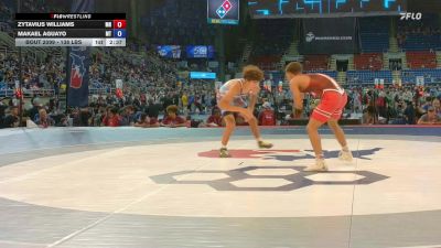 138 lbs Cons. Rd Of 64 - Zytavius Williams, MN vs Makael Aguayo, MT