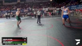 D 3 285 lbs Quarterfinal - Bryce Hanley, Archbishop Shaw vs Kruen Potier, Erath