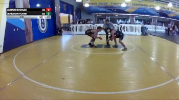 126 lbs Round 3 (8 Team) - Jeremiah Flynn, Oakleaf WC vs Jayden Buehler, Greasers