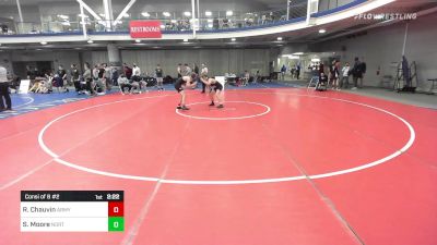 125 lbs Consi Of 8 #2 - Ryan Chauvin, Army-West Point vs Spencer Moore, North Carolina