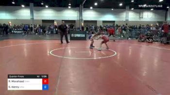 74 lbs Quarterfinal - Reece Movahead, Chantilly Youth Association vs Sean Kenny, Apex Wrestling School