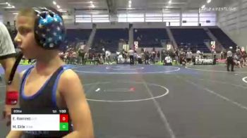 69 lbs 5th Place - Mason Ekle, Team Alaska vs Ethan Ramirez, Elite Force