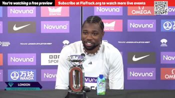 Noah Lyles, Julien Alfred, Femke Bol Preview London Diamond League 2025 | Press Conference