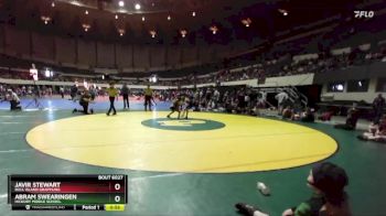 80 lbs Semifinal - Abram Swearingen, Hickory Middle School vs Javir Stewart, Bull Island Grappling