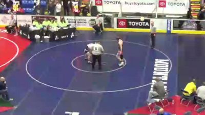 212 lbs Consi Of 16 #1 - Brayden Benjamin, Berwick vs Evan Eichenlaub, Philipsburg-Osceola