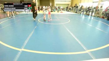 50 lbs Rr Rnd 1 - Cora Alessi, MGW Beach Beasts vs Isabelle Beam, CT Whale Girls