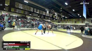 285 lbs Champ. Round 2 - Brody Aguilar, Esperanza vs Christopher Margis, Temescal Canyon