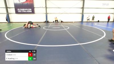 285 lbs Rr Rnd 3 - Isiah Caban, Gold Medal Wrestling Club vs Zachary Kuelling, Superior Wrestling Academy