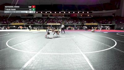 133 lbs Consi Of 16 #1 - Nathaniel Weiss, Temple vs Klue Thaw, Albany