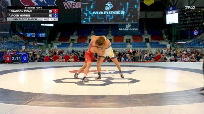 150 lbs 3rd Place Match - Brandon Dean, CO vs Jacob Morris, AK