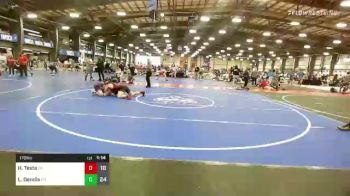 170 lbs Rr Rnd 3 - Hunter Testa, Combat Athletics Black vs Luke Dendis, Pit Crew