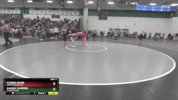 138 lbs Champ. Round 1 - Cohen Bane, Ozark Wrestling vs Kaden Harder, GI Grapplers