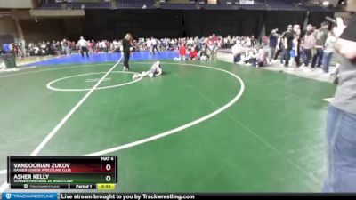 49 lbs Champ. Round 2 - Asher Kelly, Sumner Panthers Jr. Wrestling vs Vandoorian Zukov, Rainier Junior Wrestling Club