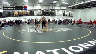 110 lbs Round 5 (16 Team) - Tiffany Stoshak, Sacred Heart University vs Natalia Morales, Schreiner University (A)