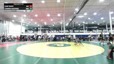 115 lbs Rr Rnd 1 - Liam Vance, Boyertown - HSAm vs Camren Martinez, Emmaus - HSAm