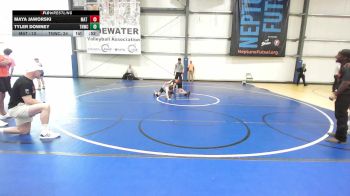 90 lbs Rr Rnd 2 - Maya Jaworski, Mat Warriors PWC vs Tyler Downey, TNWC