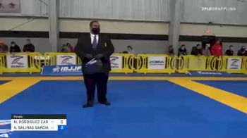 MAIKEL RODRIGUEZ CARMENATE vs ALFONSO SALINAS GARCIA JR. 2020 American National IBJJF Jiu-Jitsu Championship