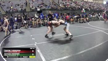 175 lbs Quarterfinals (8 Team) - Thayne Tjeerdsma, South Dakota Thunder vs Nathan Swarner, Kansas Copperheads