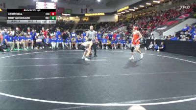 126 lbs Finals (1st & 3rd) - Gavin Bell, Jesup vs Troy Mcquillen, Wilton