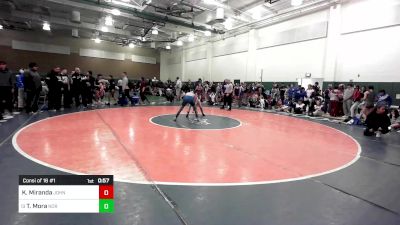 106 lbs Consi Of 16 #1 - Kaela Miranda, John Glenn vs Tatum Mora, Norwalk