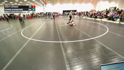 62-70 lbs Cons. Sub-semis - Rhett Cathman, Boscobel Youth Wrestling vs Ronnie Schumacher, Wisconsin