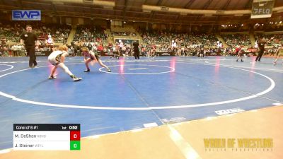 61 lbs Consi Of 8 #1 - Maxim DeShon, Neighborhood Wrestling Club vs Jackson Steiner, Well Trained