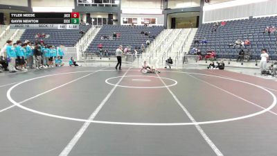 120 lbs Quarters - Tyler Neese, Jackson County vs Gavin Newton, Seckinger