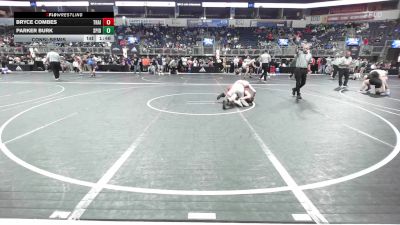 128 lbs Consolation - Bryce Combes, Trailhands Wrestling Club vs Parker Burk, SpiderMonkey