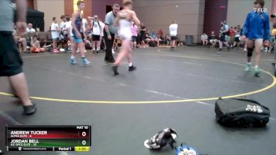 110 lbs Quarterfinals (8 Team) - Andrew Tucker, Alpha Elite vs Jordan Bell, Ice Spice Elite