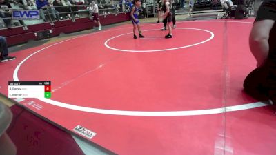 46 lbs Rr Rnd 2 - Rosalie Ramey, Panther Youth Wrestling-CPR vs Elias Warrior, Mighty Bluebirds Wrestling